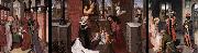 unknow artist Triptych with Scenes from the Life of Christ china oil painting artist